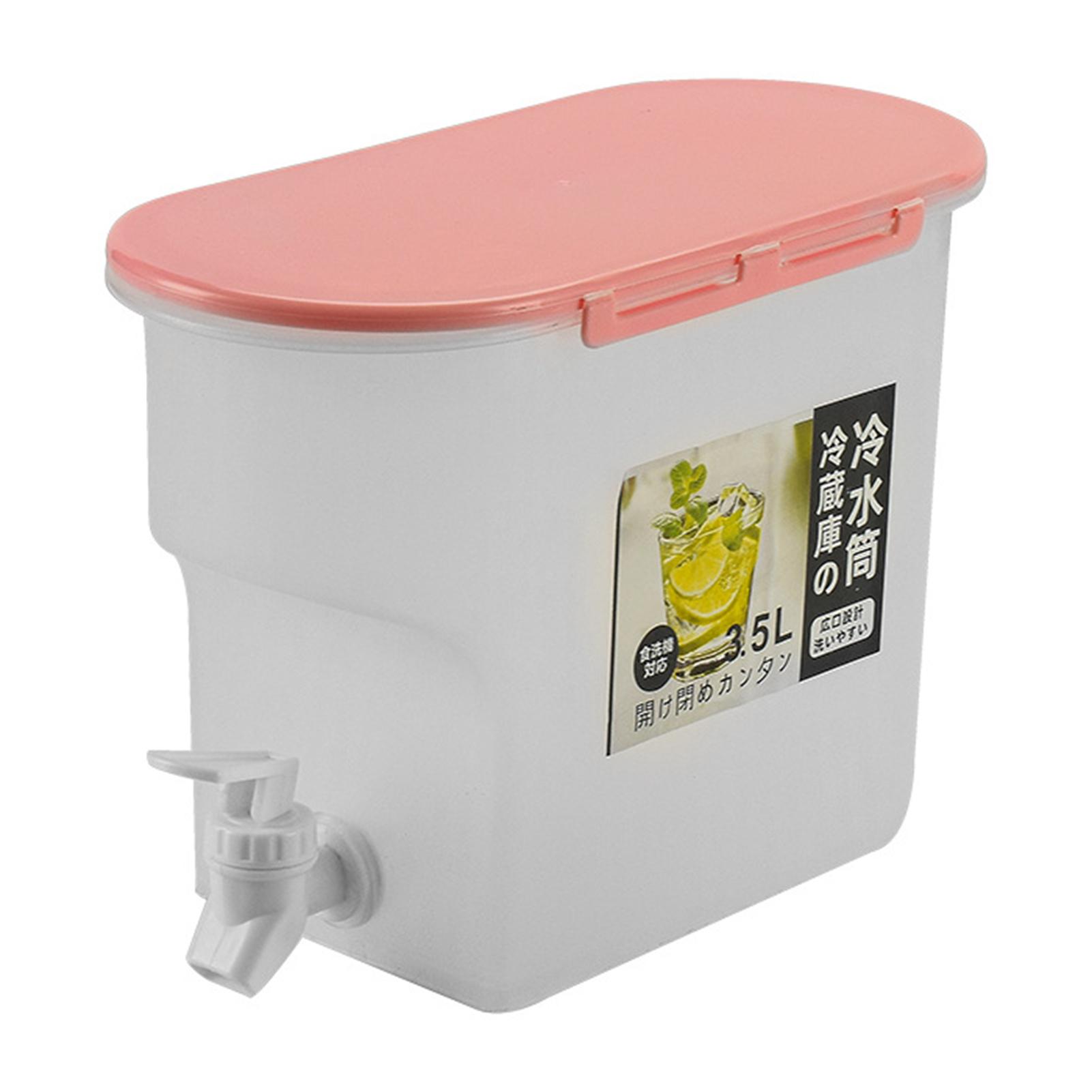 

Контейнер для соков из замороженных фруктов 3,5 л, кувшин для воды без BPA для сбора на открытом воздухе розовый