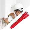 Multifunctional Faucet and Sink Installer Tool Maintenance Tool with Gradienter Spanner Repair Wrench Bathroom Wrench for