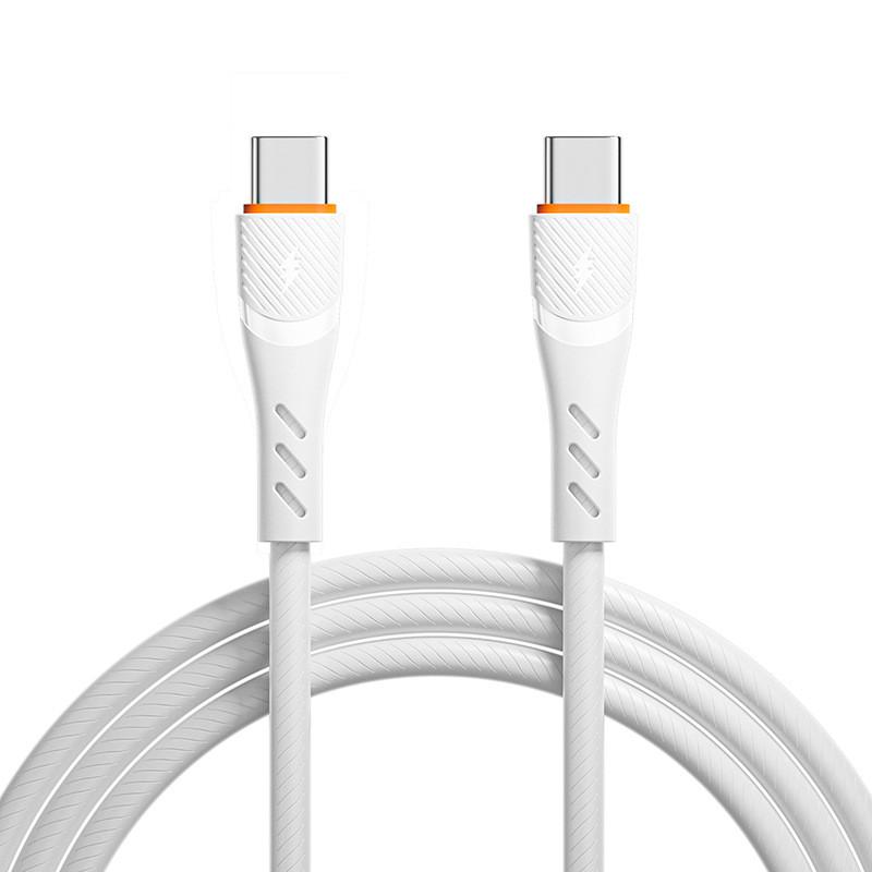 Super Fast Charging Typec Data Cable For Iphone Huawei With Liquid Silicone Material