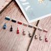 1pc Colorful Metal Anti-Dust Plug for Type-C Charging Port & 1pc 3.5mm Earphone Jack Dust Plug