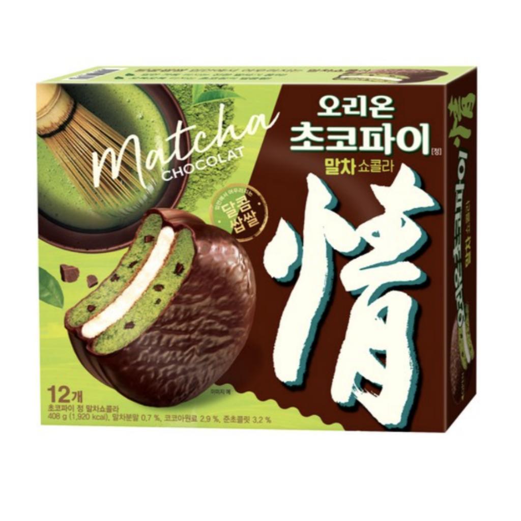 [Orion] Choco Pie Matcha Chocolat (12 packs0