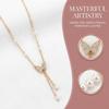 Shiny Pearl Butterfly Necklace Crystal Pendant Collar Chain Necklace Ladies Wedding Party Jewelry Gift