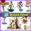 Genshin Impact Anime Figur Blind Box 5 Stück Zufällige Charaktere Mystery Sammlerstück Actionfigur Puppenmodell Geschenkset für Fans