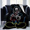 1pc, Cozy Mickey Mouse Home Decor Blanket: A Perfect Gift for Your Bedroom, Living Room, or Travel, Flannel Throw Blanket, Ideal for Couches, Outdoor