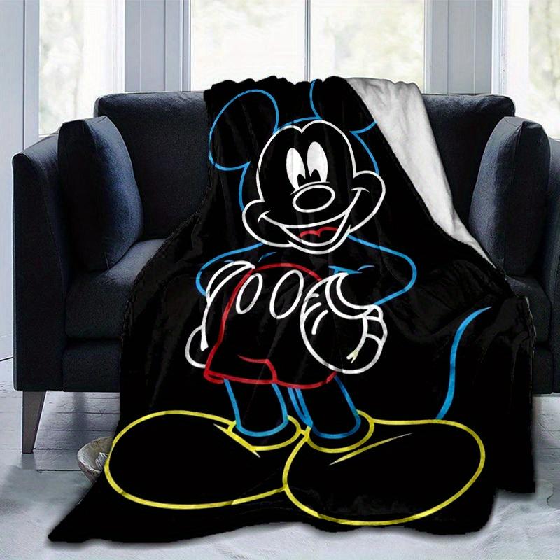 1pc, Cozy Mickey Mouse Home Decor Blanket: A Perfect Gift for Your Bedroom, Living Room, or Travel, Flannel Throw Blanket, Ideal for Couches, Outdoor