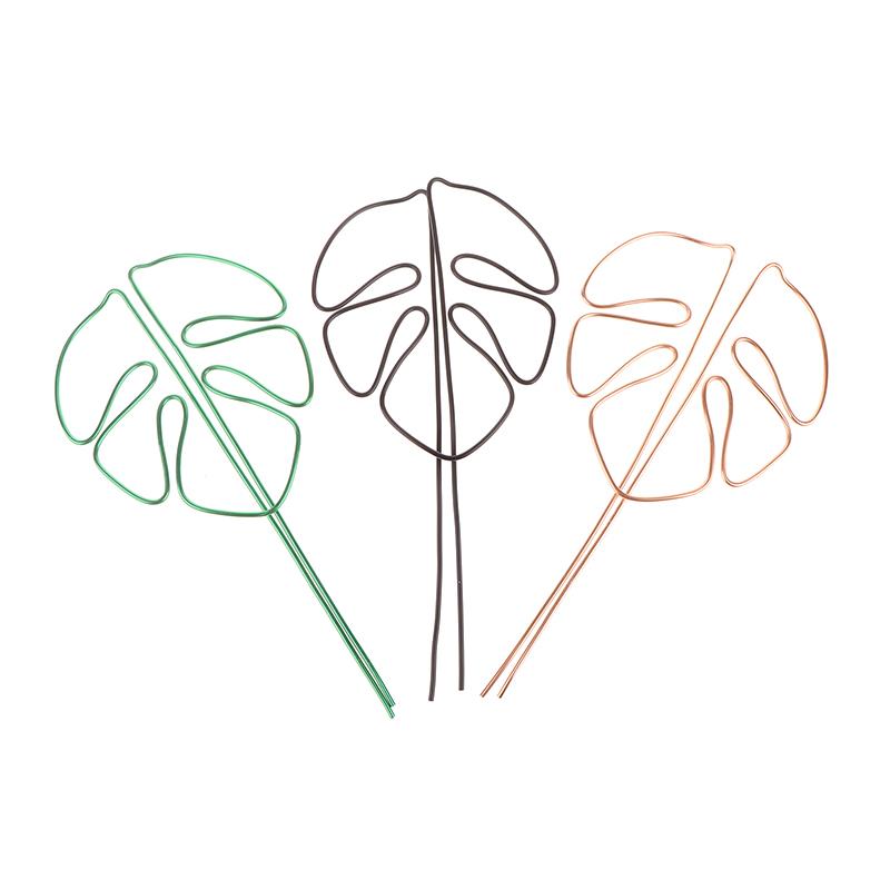 Monstera Shaped Plant Support Pole Sturdy Alloy Support Pile Easy Installation Decorative Plant Stand For Small Medium Plant