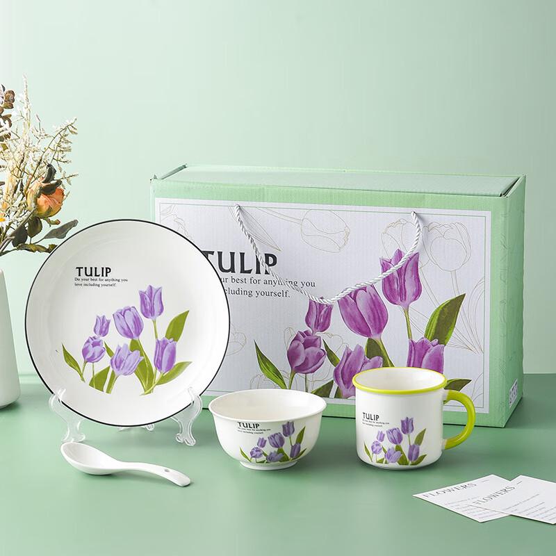 Aizlv Simple Ceramic Dinnerware Gift Set