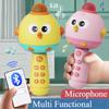 Kid Wireless Microphone Audio Integrated Machine Cartoon Children's Microphone  Bluetooth Early Education Music Baby Toys