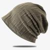 Ganzjahres dünne einlagige Slouch Beanie Unisex Mode Aufzieh Strickmütze Trendige Kappe für kaltes Wetter Heißer Verkauf für Männer Frauen