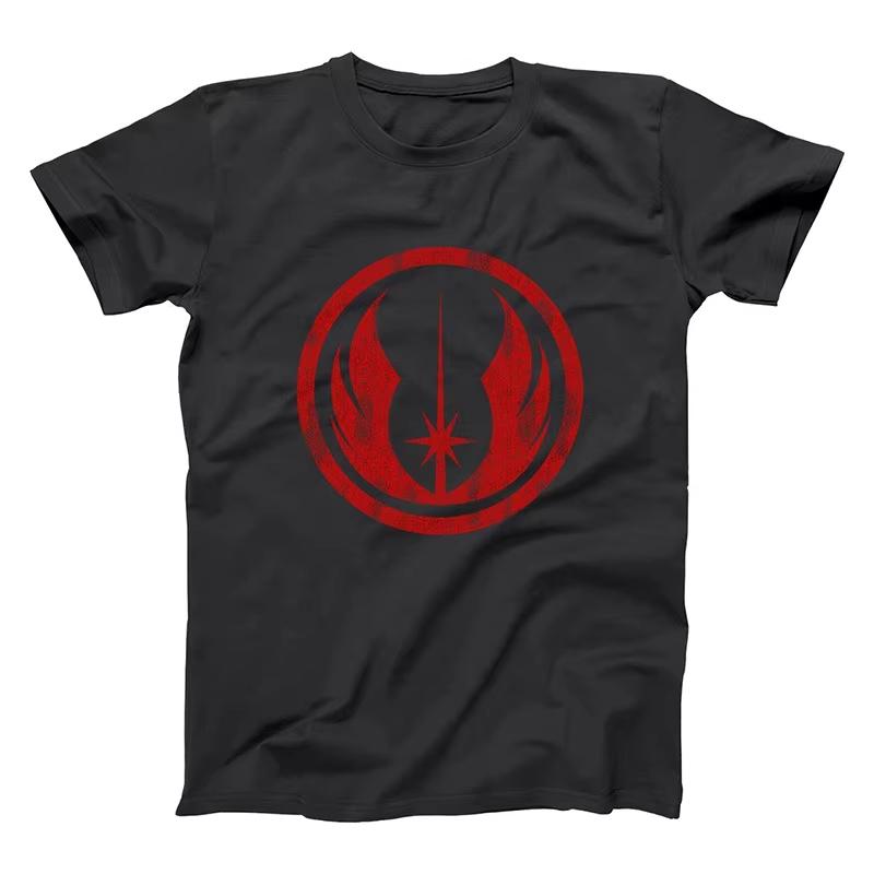 New JEDI ORDER 100% Cotton Tops Tees Print Men Loose T Shirt Homme Fashion Men Clothing Bored Ape Mens T Shirts Vintage T Shirt