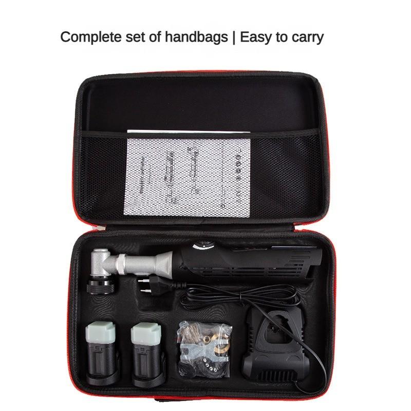 12V Wireless Portable Electric Detail Polisher 6 Speed Regulation Waxing Machine Car Beauty Scratch Repair Tool