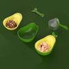 Cats Feeding Set Avocado Design 3 In 1 Removable Bowl Water Dish Food Container Integrated Can Opener Safe Plastic