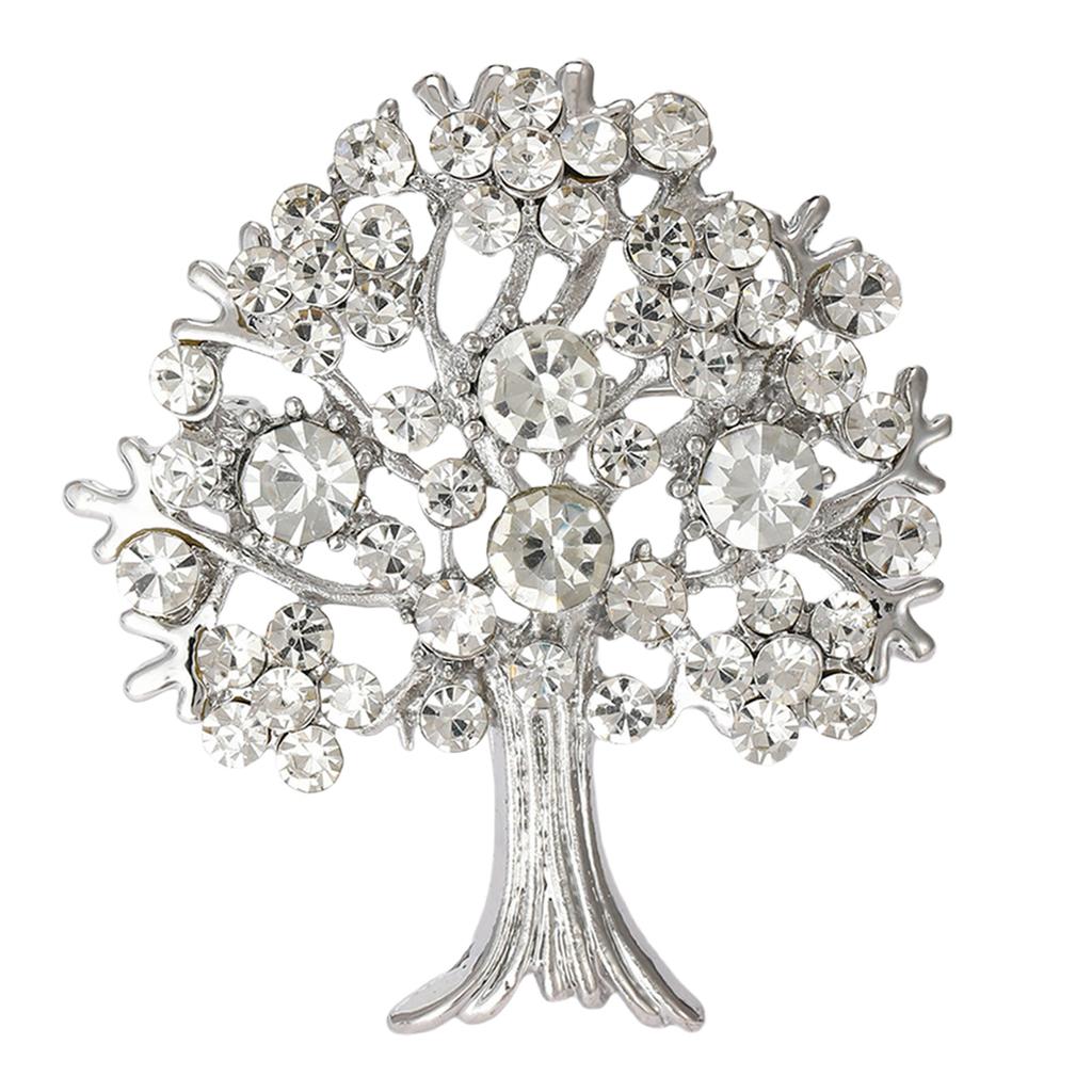 Elegant Tree Of Life Brooch Pin Distinctive Tree of Life Clothing Lapel Pin Essential Fashion Brooch Accessory