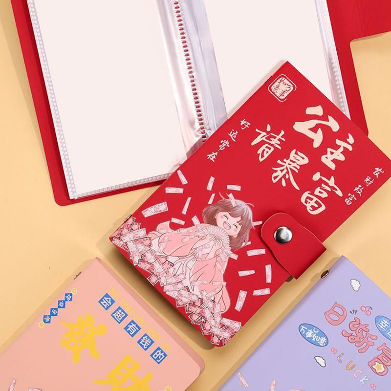 100 Envelopes Money Saving Challenge Get Rich Save Money Large Capacity Reusable Money Collection Book With Password Lock