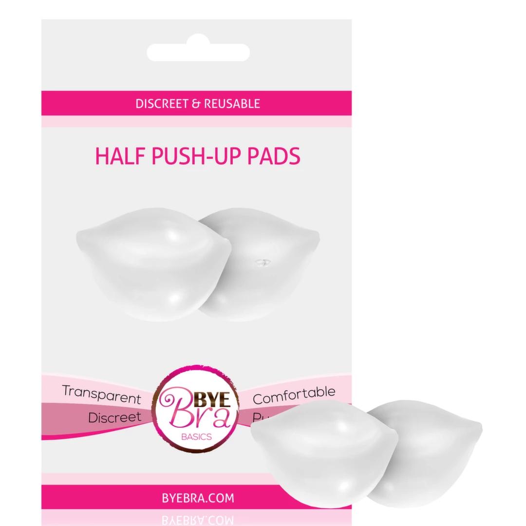 Vložky do podprsenky - Bye Bra Polovičné Push-Up Vypchávky Priehľadné white