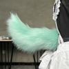 Průhledný pásek Elektrický chlupatý ocas Realistický chlupatý Nastavitelný ocas kočky Cosplay ocas Halloween