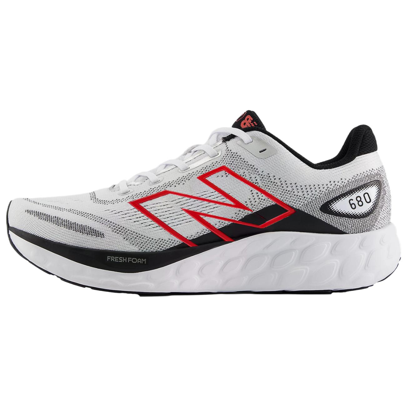 

New Balance Fresh Foam 680v8 Comfortable Versatile Breathable Supportive Casual Running Shoes Unisex sneaker White Black M680RW8 50