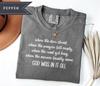 God Was In It All TShirt, Boho Christian Shirt, Religious Shirt, Trendy Oversized TShirt, Christian Merch, Easter Gift