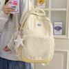 Schoolbag Korean Ins Wind Backpacking Travel Lightweight Niche Design Sense Student Schoolbag Female Sweet Cute Backpack Summer