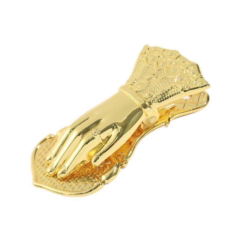 Metall-Büroklammer Damenhandförmige Buchklammern Retro Seitenhalter Binderklammern Für Effizientes Papiermanagement