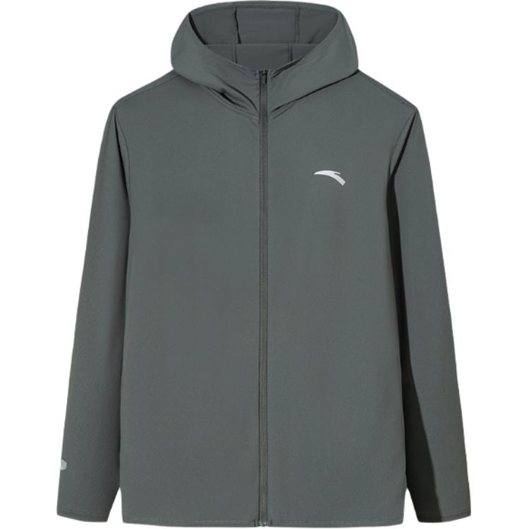 

Anta Heat Shield UV Protection Moisture-Wicking Loose Fit Zip-Up Sun Protection Jacket Men jackets 952527706-9 M