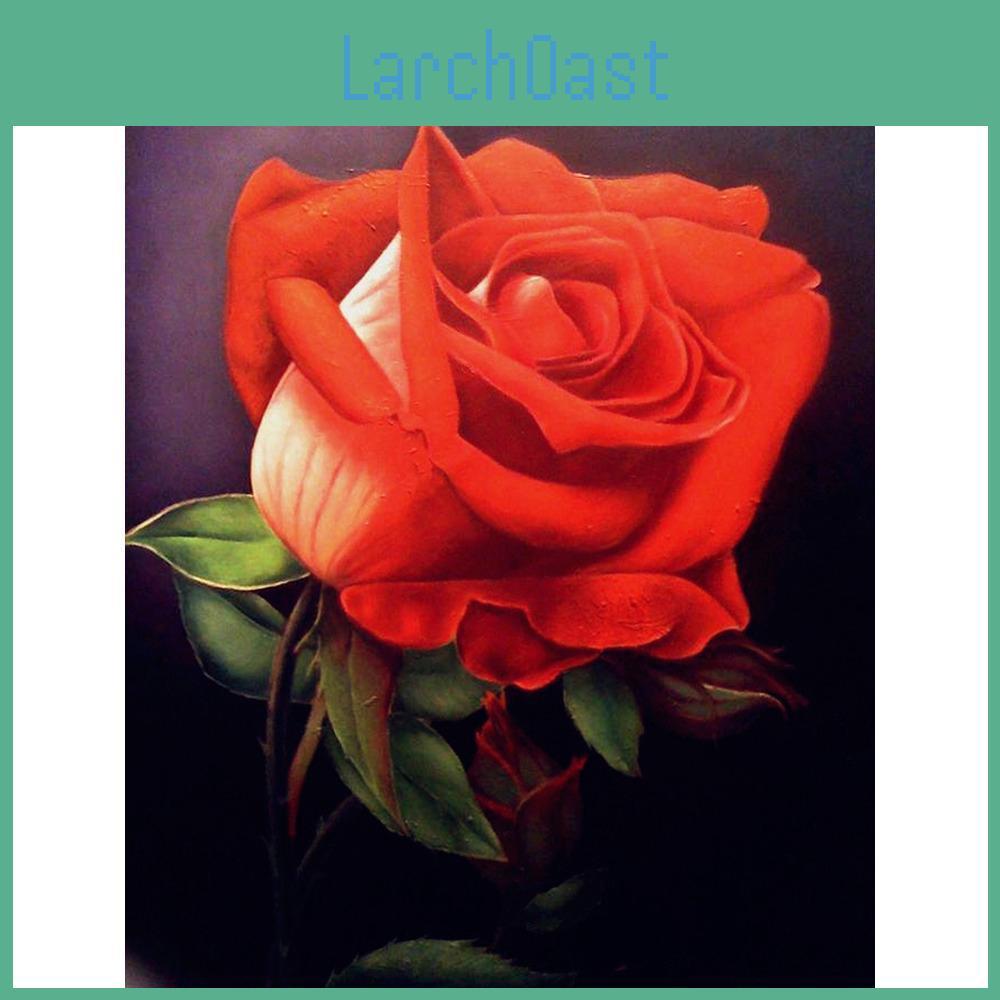 Painting Full Diy Round Diamond Rhinestone Picture Rose Diamond Embroidery Cross Stitch