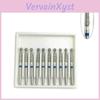 10pcsbox Dental High Fg Diamond Speed Burs16mm For Polishing Smoothing Dentistry Instrument Ex28