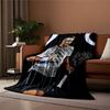 Tennis Player with Racket Blanket for all seasons blanket lunch break throw gift