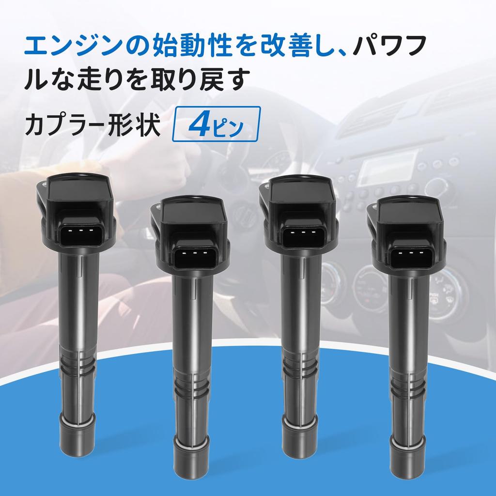 Sarasara Ignition Coil for Honda Car Step Wagon RF3 RF4 RF5 RF6 RF7 RF8