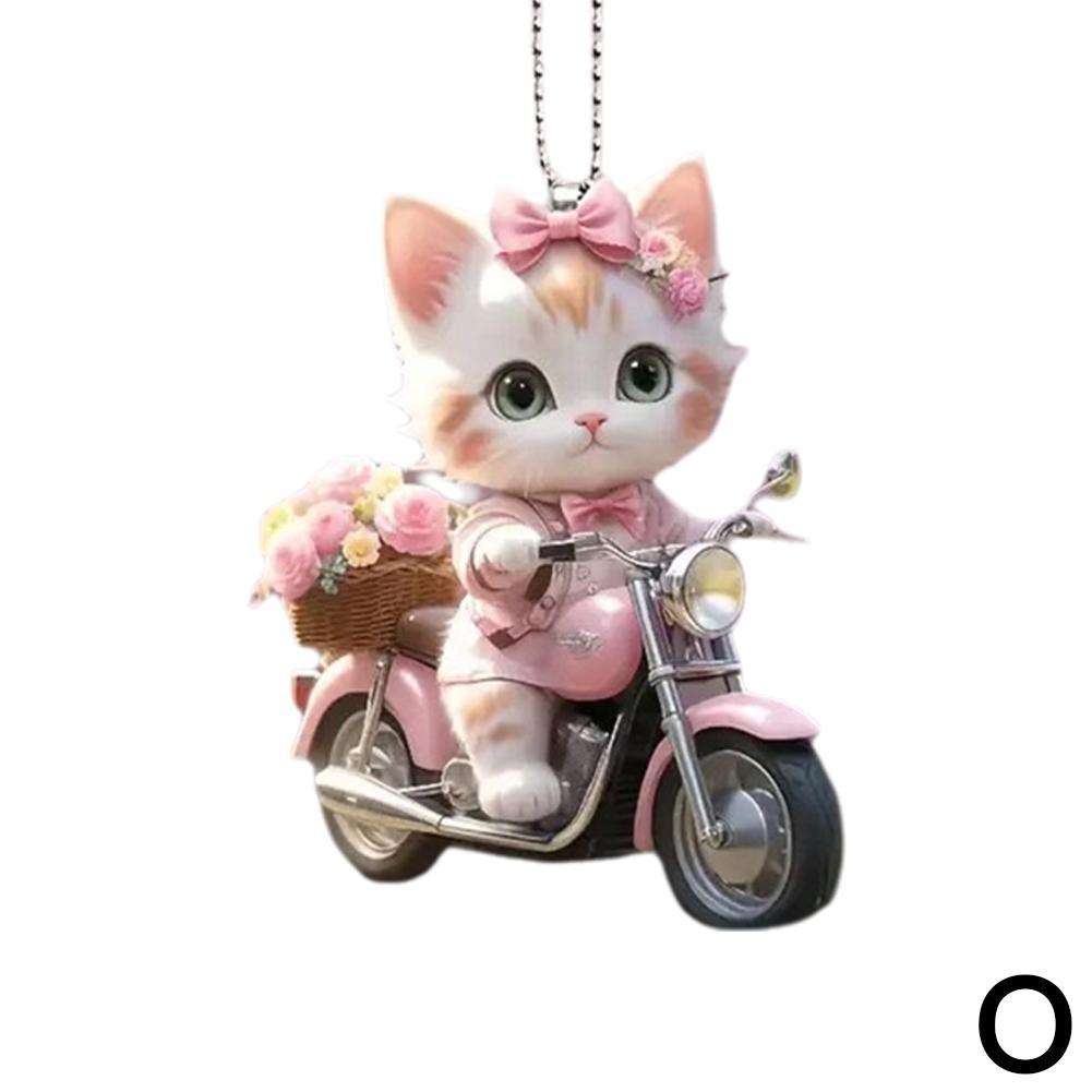 

Аксесуари для ключів із 2D милим акриловим плоским дзеркалом заднього виду One Size рожевий