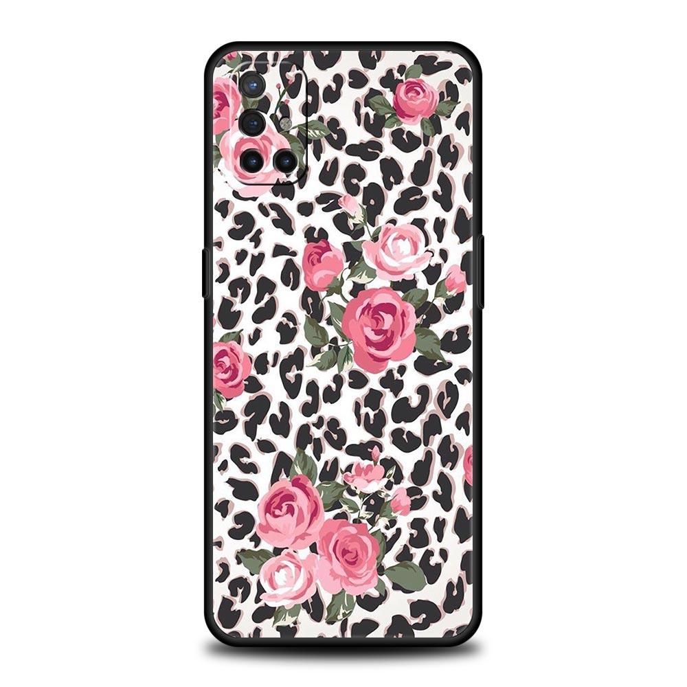 Fashion Tiger Leopard Print flower Phone Case For OnePlus 10 9 Pro 9T 10R 9R 9RT 8T 8 7 7T Nord 2T CE 2 5G N200 N10 N100 Cover
