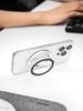 MagSafe Dual-Sided Magnetic Phone Holder: 360° Rotating, Strong Alloy Grip for Desktop Convenience