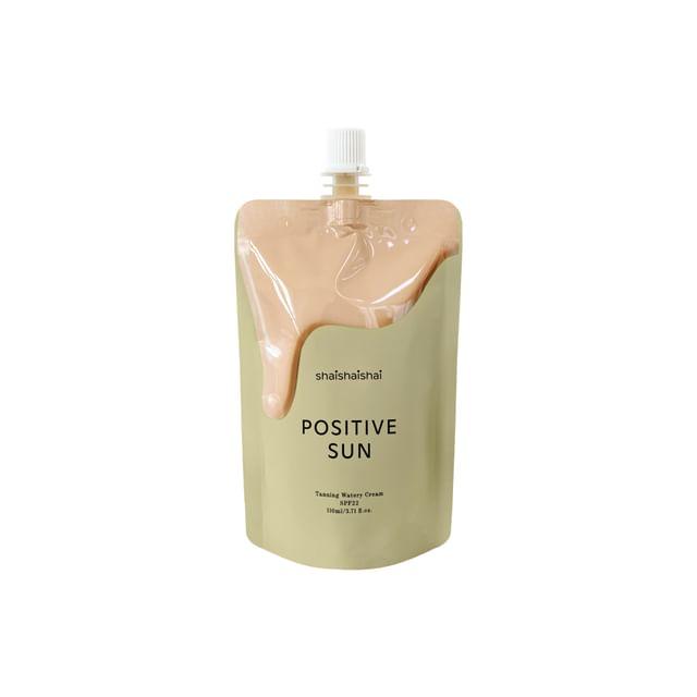 shaishaishai - POSITIVE SUN Tanning Watery Cream Pouch Type 110ml