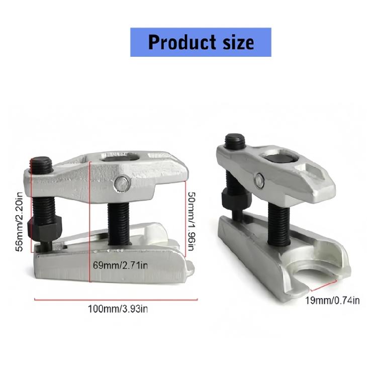 Rustproof Adjustable Ball Joint Puller Separator Metal Puller Remover for Car Steering System Removal Garage Repair Tool