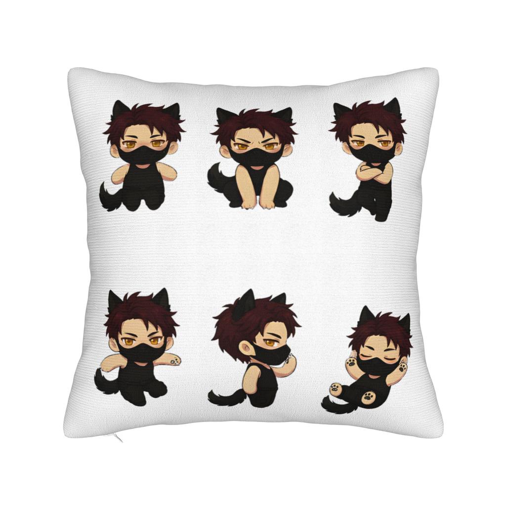 Game V-Valko L-Love and Deepspace Pillow Case Custom Pillow Cover For Chair Sofa Home Decor Morden Pillowcases