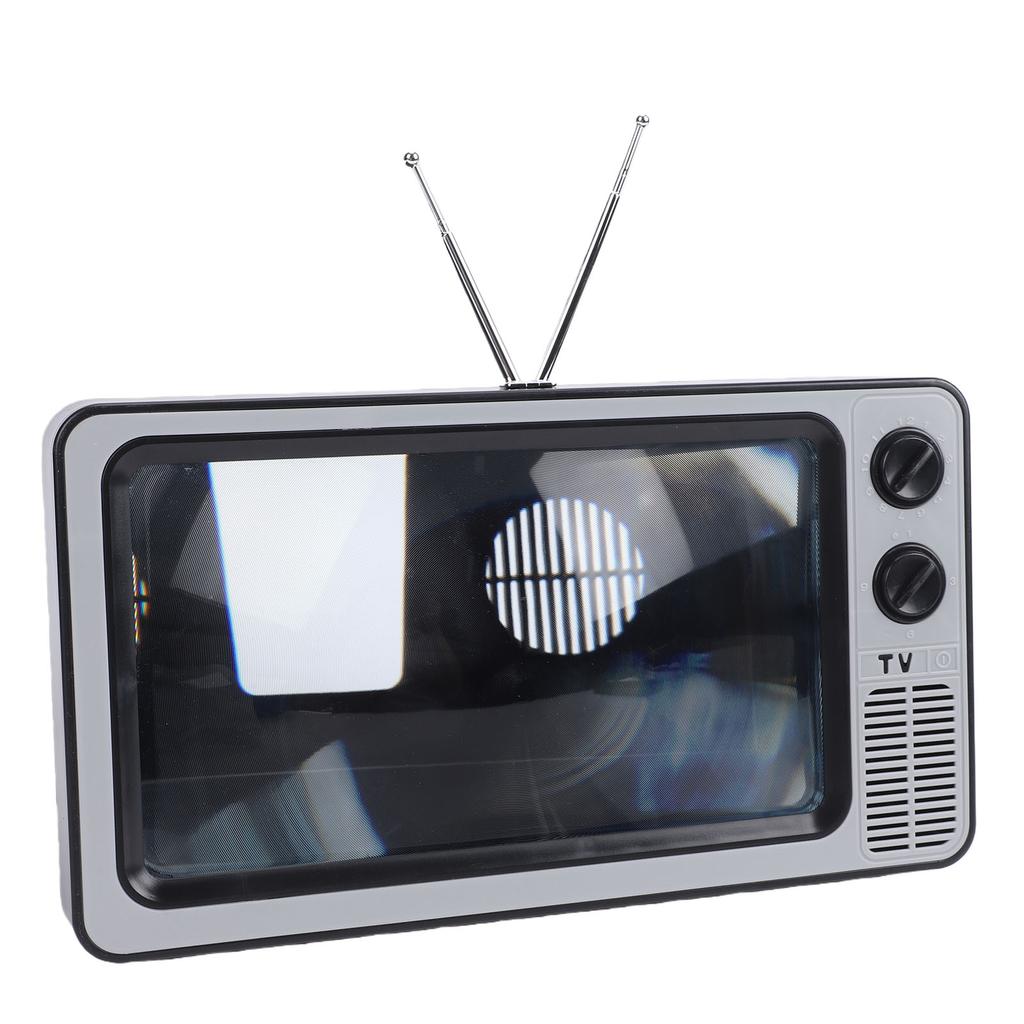 Retro TV Cell Phone Screen Magnifier HD 3D Portable Foldable Mobile Phone Magnifier for Movies Videos Games All