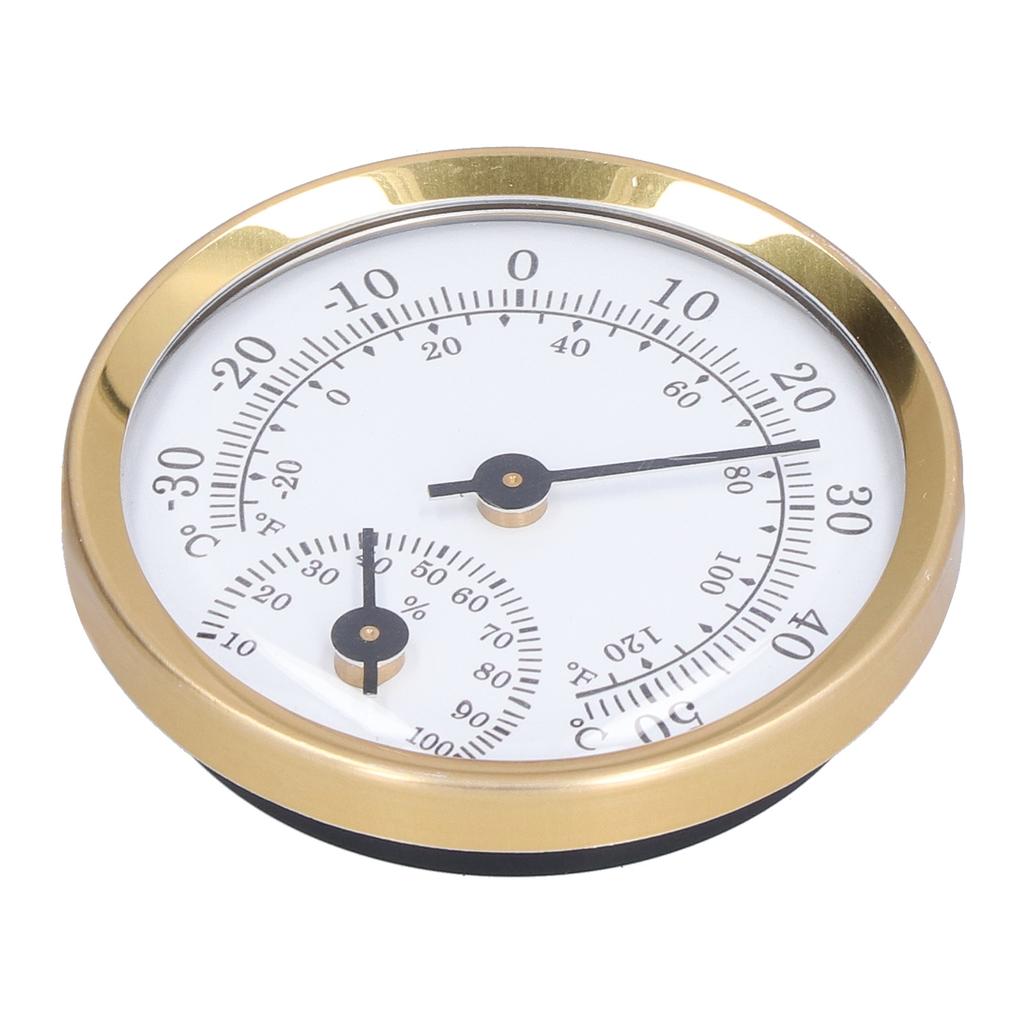 Indoor Thermometer Household Mini Durable Pointer Free Battery Temperature Humidity Monitor for Home