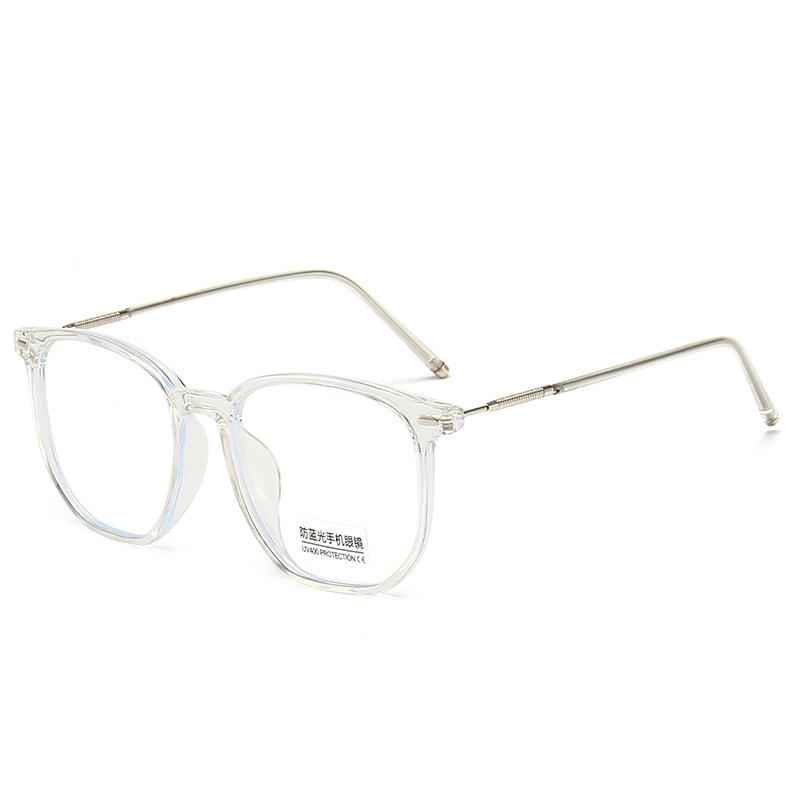 Transparent Square Computer Glasses Frame Women Men Anti Blue Light Round Eyewear Blocking Optical Spectacle Eyeglasses