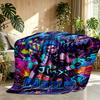 Custom Name Personalized Jinx League of Legends Print Blanket, Home Decor, Bedroom, Sofa, Camping, Couch, Gifts for Birthday Christmas