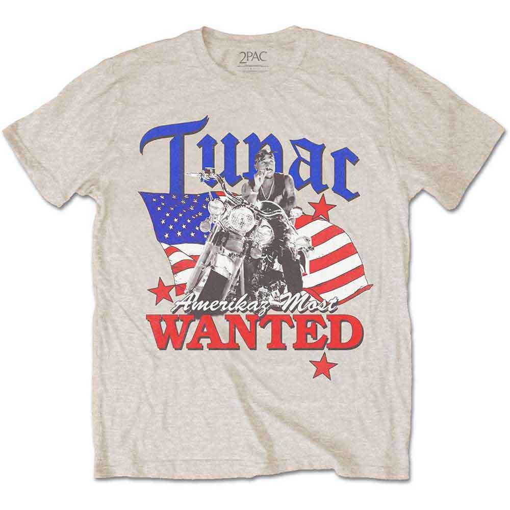 Tupac Most Wanted Official Tee T-Shirt Mens S