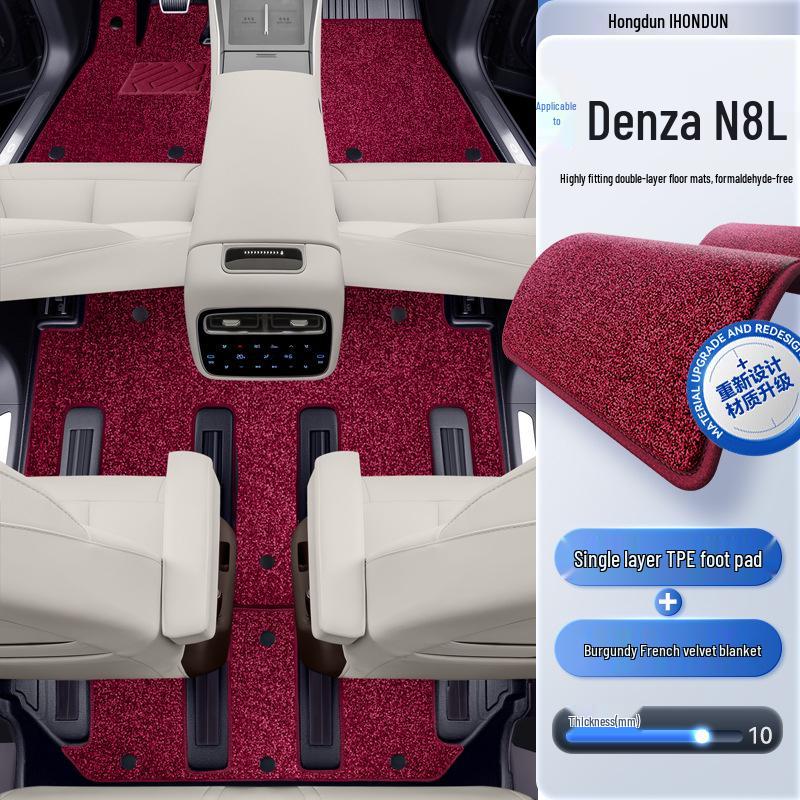 BYD N8L TPE2025 Floor Mats: New Car Interior Carpet Mats & Decorative Accessories