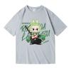 Magliette per bambini Labubu Studente Stampa Cartone Animato Largo Estivo Top Versatile T-shirt Ragazzo Ragazza