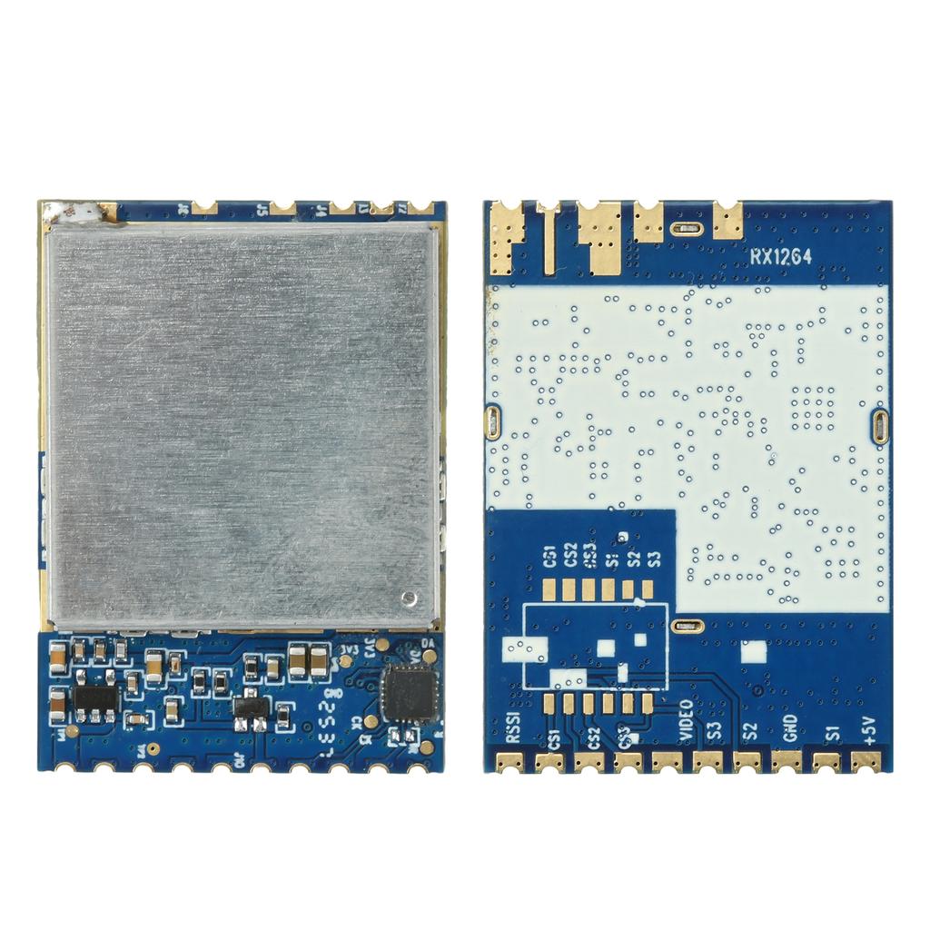1.2G/1.3G FM Video Receiver Module RX1264 Wireless FPV Mapping Module Analog Wireless Audio/Video Transmission Receiver Module