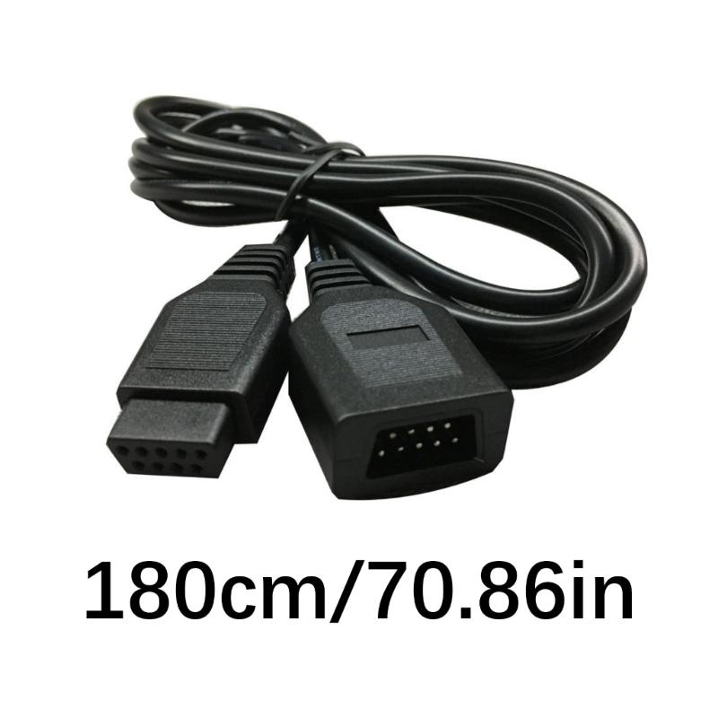 Universal Controller Extension Cable Featuring 1.8m Length Plugs & Play Game Controller Extension Cord for Game MD Use