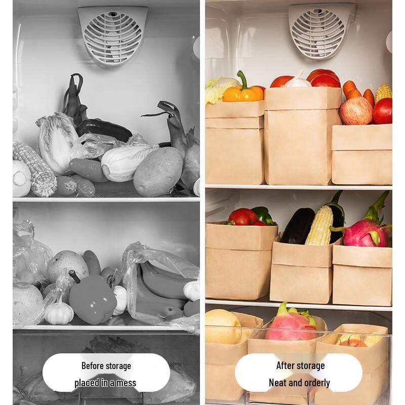 TaTanice Large Oil-Proof Kraft Paper Food Storage Bags