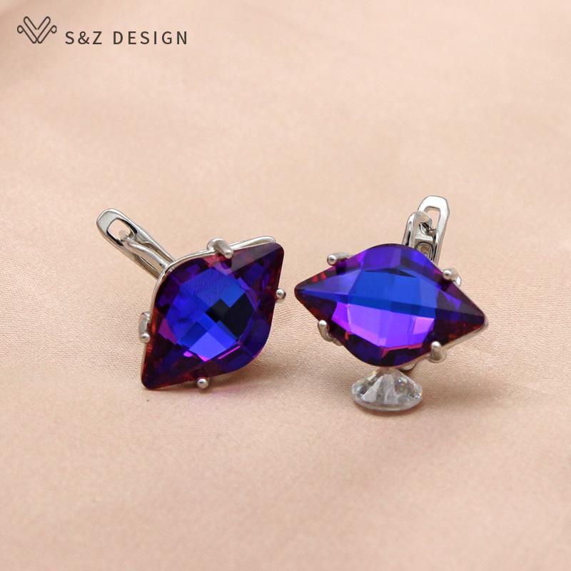 Mode Luxus Pferd Augentropfen Ohrringe Für Frauen Mädchen Hochzeit Eleganten Schmuck Trendy Rose Gold Farbe Eardrop Geschenk