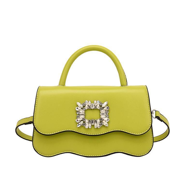 IELGY women's versatile candy-colored hand-held one-shoulder diagonal straddle fashion bag