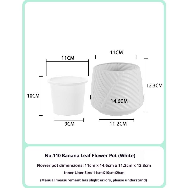 1 Pc Mini Self Watering Flower Pot Fish Tank Transparent Plastic Plant Pots Self Watering Planter Pot Vase For Home Decoration