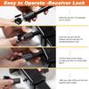 CZC AUTO Hitch Receiver Pin Lock, Trailer Receiver Lock With 5/8" Pin For Class III IV 2" And 2-1/2" Receiver, For Hitch Bike Rack Tray Ball Tow Rope