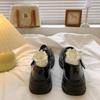 Women's Korean Retro Pearl Loafers – White, Summer 2025, Versatile Shallow Mouth, College Style, Thick Sole, Round Toe, Mary Jane Shoes.